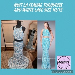 COPY - NWT La Femme 2 pc dress size 10/12